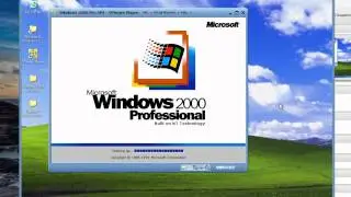 3DMark 01 in Windows 2000 (VMware) in XP (VirtualBox)