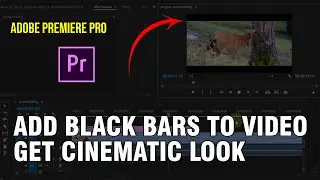 How To Add Black Bars To Video Cinematic Look - Adobe Premiere Pro