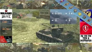 SU 130 PM Tier 8 Destroyer goes for M Badge - 5500 - MUST SEE - | WOT BLITZ | 