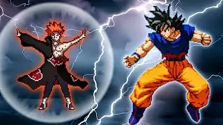 Tendo Pain OP (New) VS Son Goku Ultra Instinct V3.4 in Jump Force Mugen