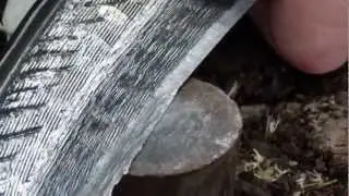 Отбивка косы литовки