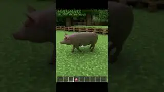 Realistic Pig in Minecraft 