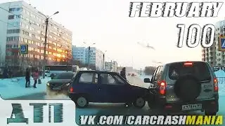 Подборка Аварий и ДТП от 08.02.2015 Февраль 2015 (