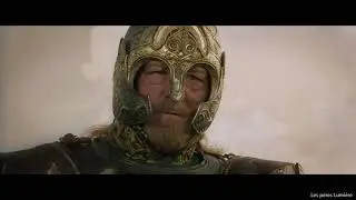 Армия Рохана прибывает на битву.