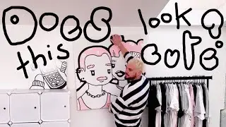 Studio vlog ✦ Creating Patsy the Postbox and rearranging the studio