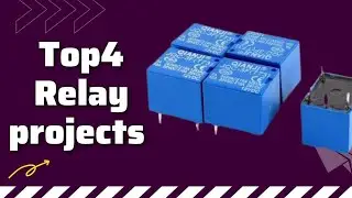 Top 4 Relay projects ||simple electronic projects using relay ||bc547 transistor