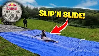 REDBULL HARDLINE FINALS 2023 - BIG SLIP N SLIDE & BIKE CHECKS