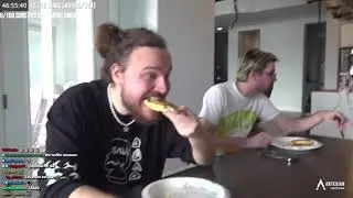 Breakfast at Esfand's house