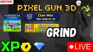 [DEUTSCH]{DISCORD UNTEN} CLANKRIEG und BATTLEPASS LEVELN | PIXEL GUN 3D