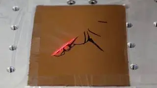 Gravação Laser Couro - Cabeça de Cavalo