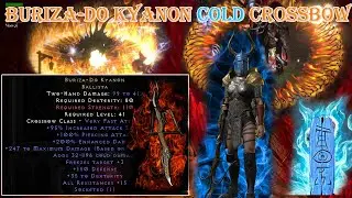Diablo 2 Resurrected - Buriza-Do Kyanon Unique Crossbow Cold Damage Amazon Uber Tristram