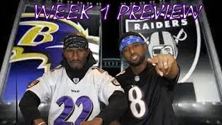 BALTIMORE RAVENS VS LAS VEGAS RAIDERS WEEK 1 PREVIEW