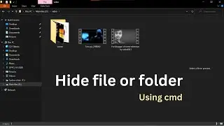 how to hide your file or folder in windows  || secret hidden folder in computer #vinkal041