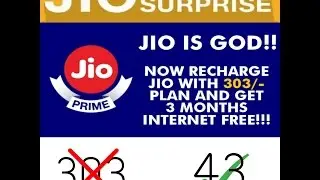 jio prime summer surprise offer only in rs 43. 😍