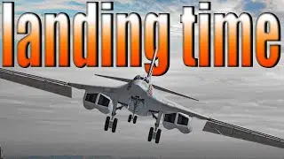 Landing of the largest bomber currently available in the world | Tupolev Tu-160 Blackjack | airshow