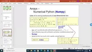 Lecture 12 (NumPy Part1)