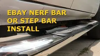 Installing Ebay Nerf Bar or Step Bar on a Dodge Ram 1500