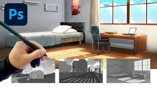 Como desenhar CENÁRIOS para animes