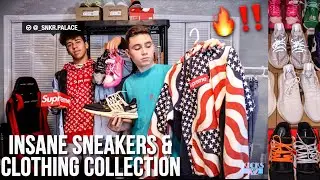 INSANE 16 YEAR OLD SNEAKER & CLOTHING COLLECTION! (Supreme x LV, Off-White, & more)