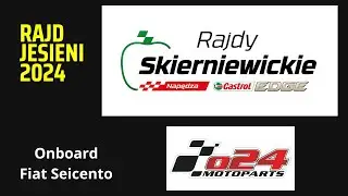 Rajd Jesieni 2024 Skierniewickie Rajdy. Onboard Fiat Seicento
