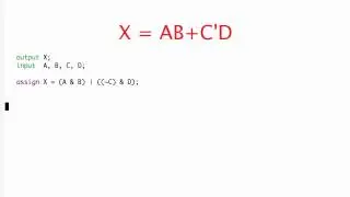 Verilog Boolean Expressions and Parameters
