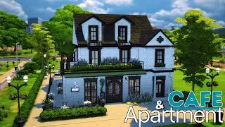 Building Newcrest: Cafe and Apartment | The Sims 4 | Stop Motion Build
