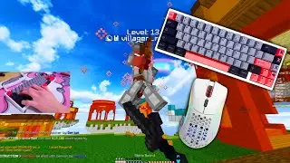 Custom Keyboard + Mouse Sounds ASMR | Hypixel Bedwars