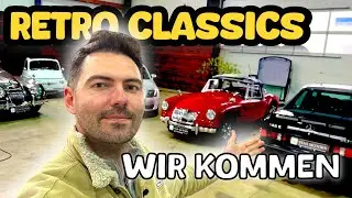 RETRO CLASSICS MESSE 2024 | STUTTGART WIR KOMMEN | STAS MOTORS