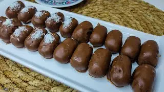 10 DAKİKADA HAZIR - FIRIN YOK - PİŞİRMEK YOK / Çikolata Kaplı Bisküvi Topları - (Bisküvili tarifler)