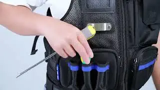 Air Mesh Tool Vest with Multi-Functional Pockets TL-6401