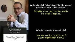 Learn German with Heiko Maas [English and German subtitles]