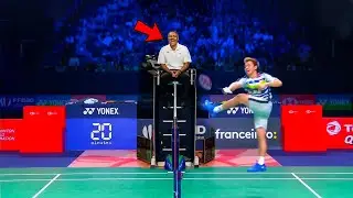 When World Top Rank Badminton Player Fooled by INSANE Skill!