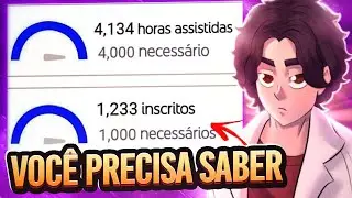 O SEGREDO PARA CONSEGUIR AS 4 MIL HORAS E MONETIZAR O CANAL EM 2023 NO YOUTUBE! 🔥 (do jeito certo)