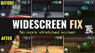 How to Fix Widescreen in GTA Vice City | Fix widescreen in Gta Vice City | GTA Widescreen Fix