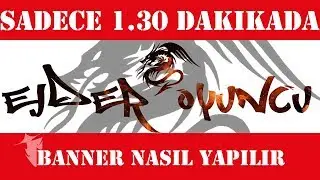 YOUTUBE KANAL RESMİ NASIL YAPILIR ? (SADECE 1 DAKİKADA BANNER)