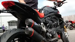 New 2023 Ducati Monster SP Walkaround + Exhaust Sounds 