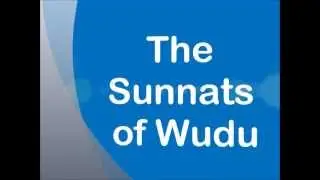 The Sunnats of Wudu
