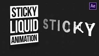 How to make a STICKY LIQUID Morph Animation using ROUGHEN EDGES in Adobe After Effects