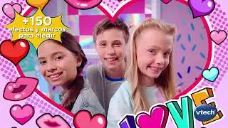 VTech - Kidizoom Print Cam rosa + azul, cámara de fotos instantáneas para niños