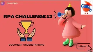 RPA Challenge13 Document Understanding Extraction of PDF Data to Excel 
