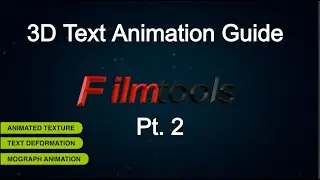 After Efects 3d Text Animation Guide Pt. 2