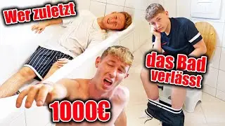 Wer ZULETZT das BAD VERLÄSST kriegt 1000,00 EURO 💰 TipTapTube