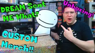 Dream Sent Me A Package! Custom Merch Unboxing!