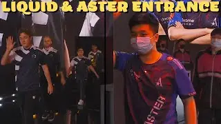 Team Liquid  & Team Aster TI11 Introduction and Entrance | International 2022  - Dota 2