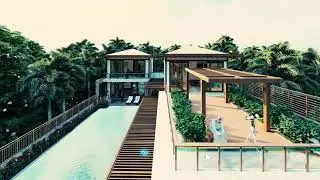 Tropical House Design | Lumion 10 Animation