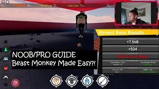 *Beginner GUIDE* How to Destroy the New Beast Monke Boss in Anime Fighting Simulator Dimension 5