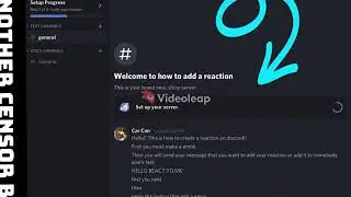 How go react to messages on discord!