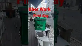 Über eats work in Portugal 🇵🇹 first day