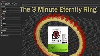 The 3 Minute Eternity Ring - using GrassHopper & Panther for Rhino