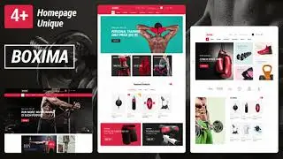 Boxima - Sport OpenCart Theme (Page Builder Layouts) | Themeforest Website Templates and Themes